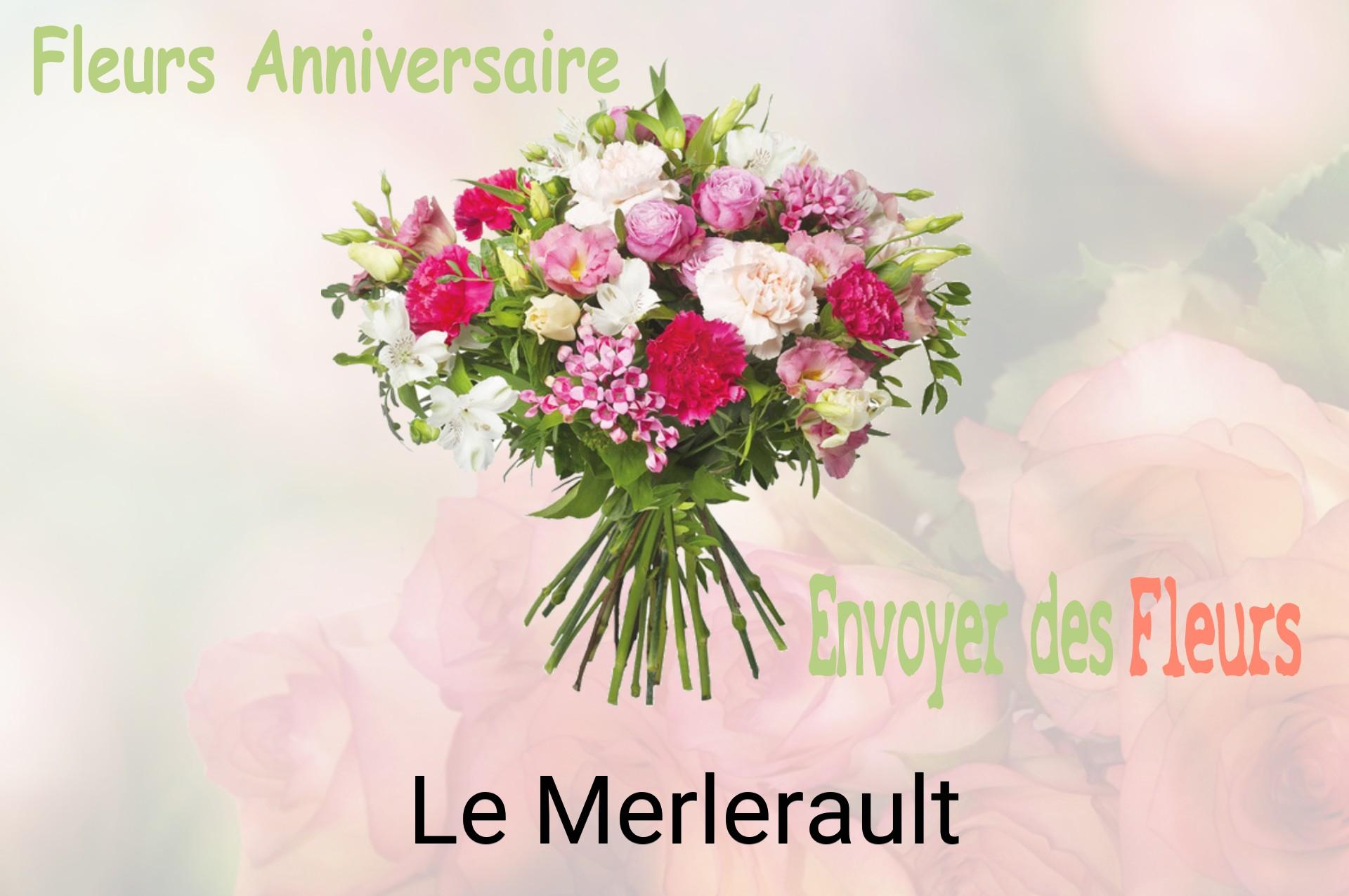 Bouquet de fleurs d’anniversaire livré à Le Merlerault