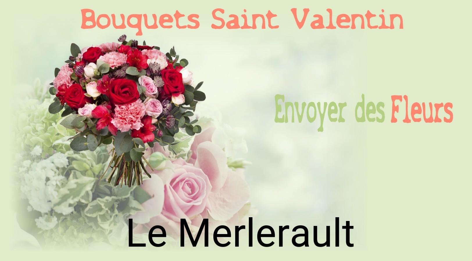 Roses de Saint-Valentin livrées à Le Merlerault